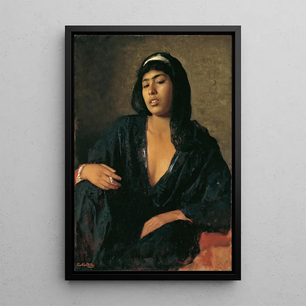 Nefusa Painting - Leopold Carl Müller — framed artwork on a wall