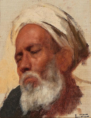 Leopold Carl Mller - Study of a Head.webp