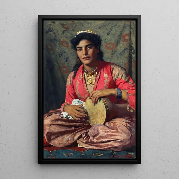 L'Almeh - Leopold Carl Müller — framed artwork on a wall