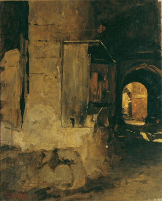 Leopold Carl Mller - Tor eines arabischen Hauses.webp