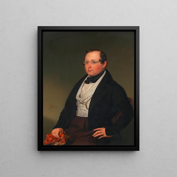 Imperial Advisor Negellie - Leopold Fertbauer — framed artwork on a wall