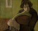 a seated man in a chair, portrait of Mieczysław Jakimowicz - Leopold Gottlieb — artwork view