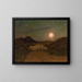 Evening in the Kempen - Leopold Haeck — framed artwork on a wall