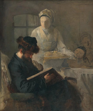 Leopold Horovitz - At the rabbis.webp