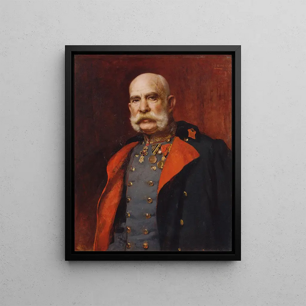 Kaiser François-Joseph Ier - Leopold Horovitz — framed artwork on a wall