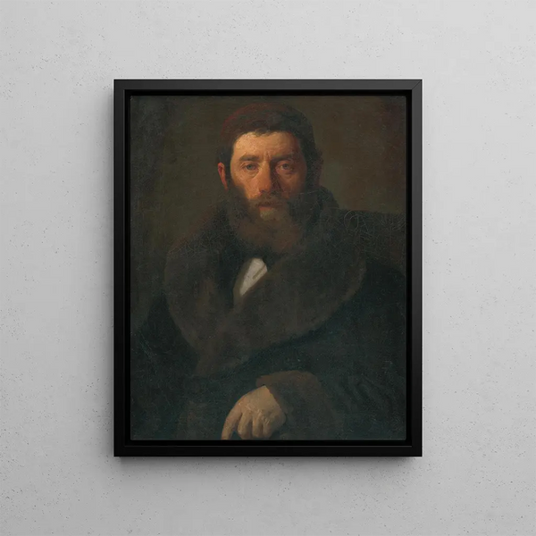 Portrait of Herman Horovitz - Leopold Horovitz — framed artwork on a wall