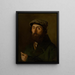 Study of a man from the ghetto - Leopold Horowitz — framed artwork on a wall
