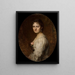 Portrait of Anna Branicka - Leopold Horowitz — framed artwork on a wall