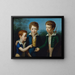 Albert Moritz and Leopold von Neuwall - Leopold Kupelwieser — framed artwork on a wall