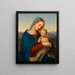 Madonna ma joue - Leopold Kupelwieser — framed artwork on a wall