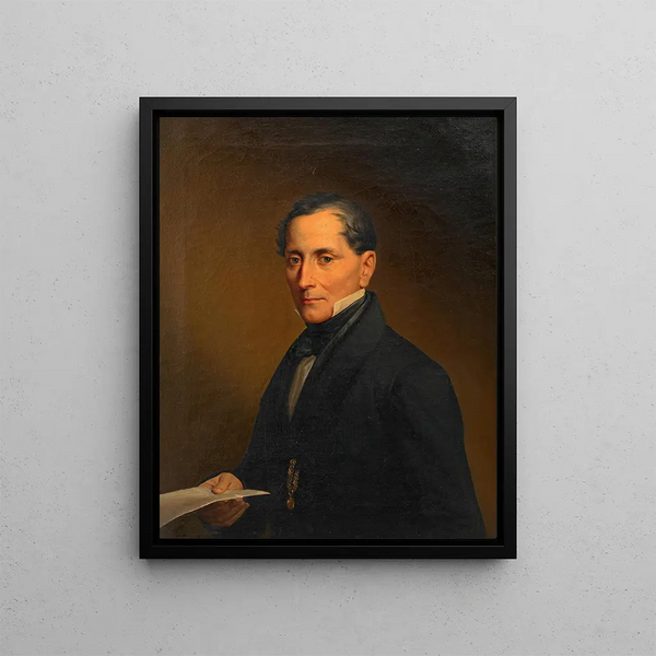 Magistratsrat Léopold Stöger - Leopold Kupelwieser — framed artwork on a wall