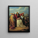 Moses praying for victory - Leopold Kupelwieser — framed artwork on a wall