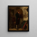 A glass of wine - Leopold Löffler — framed artwork on a wall