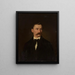 Self-portrait - Leopold Löffler — framed artwork on a wall