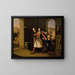 a Greek warrior saying farewell - Leopold Loeffler — framed artwork on a wall