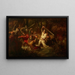L'Empereur Rodolphe I at the Battle of Marchfeld - Leopold Loeffler — framed artwork on a wall