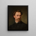 Portrait of Józef Jaroszyński - Leopold Löffler — framed artwork on a wall