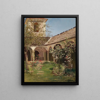 Leopold Munsch - Blhender Klostergarten.webp
