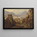 View of Rattenberg on the Inn - Leopold Munsch — framed artwork on a wall