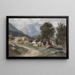 Motif de Gastein - Leopold Munsch — framed artwork on a wall