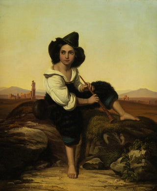 Leopold Pollak - Italian shepherd boy.webp