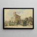 Cour du château de Hohenschwangau avec la fontaine de Marie - Leopold Rottmann — framed artwork on a wall