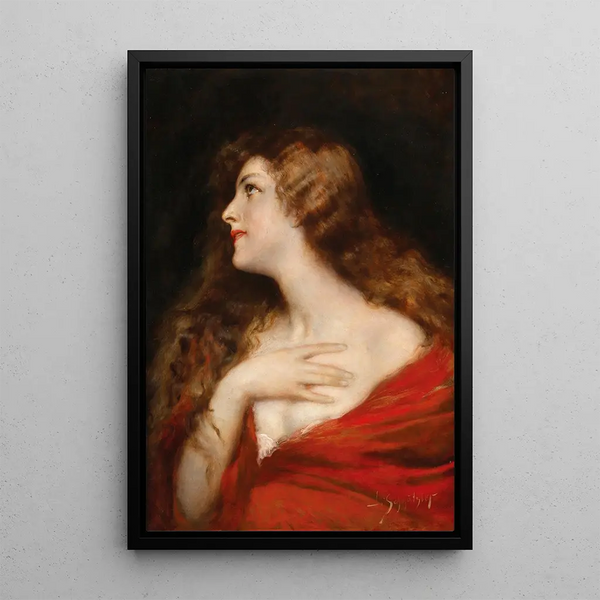 Tentations - Leopold Schmutzler — framed artwork on a wall