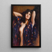 Seductive gaze - Leopold Schmutzler — framed artwork on a wall