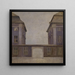 The Buildings of the Asian Company seen from St Ann Street - Vilhelm Hammershøi — framed artwork on a wall