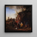 Les Bohémiens - Philips Wouwerman — framed artwork on a wall
