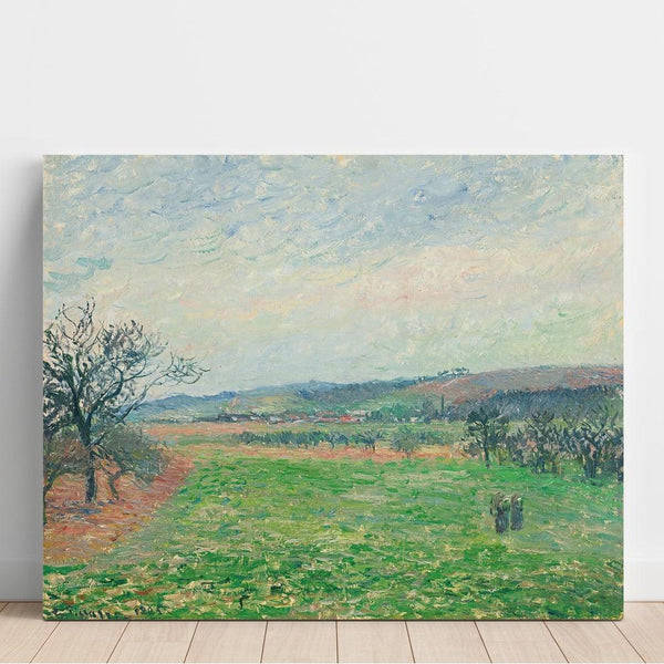 Reproduction of the painting Les Coteaux de Gisors, Temps Gris - Camille Pissarro