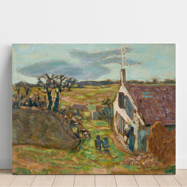 Reproduction of the painting Les Deux Enfants, Vernouillet - Pierre Bonnard