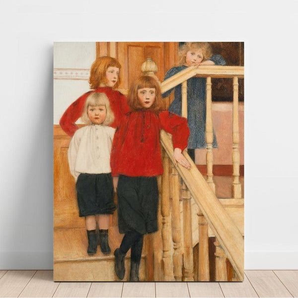 Reproduction of the painting Les Enfants de Monsieur Neve - Fernand Khnopff