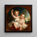 Les Enfants de l'artiste - John Wood — framed artwork on a wall