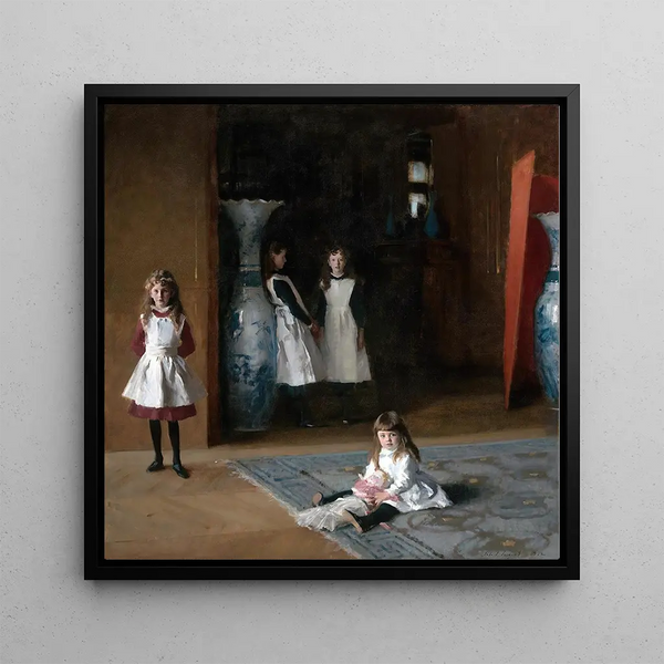 Les Filles d'Edward Darley Boit - John Singer Sargent — wall display of the artwork