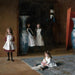 Les Filles d'Edward Darley Boit - John Singer Sargent — displayed in an interior
