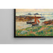 Reproduction of the painting of Les Glénans, Finistère - Henry Moret