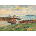 Reproduction of the painting of Les Glénans, Finistère - Henry Moret