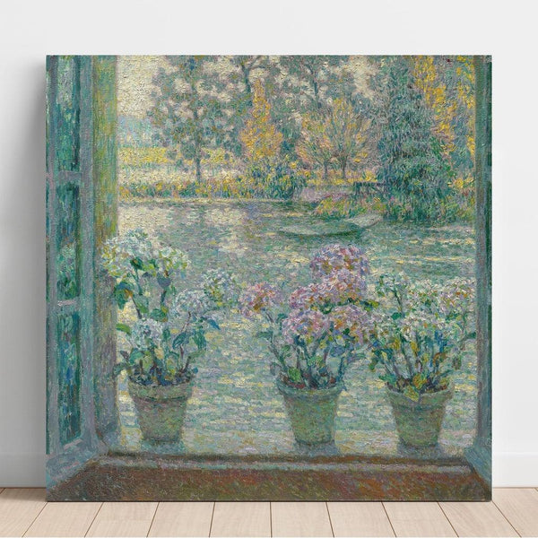 Reproduction of the painting Les Hortensias - Henri Le Sidaner