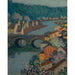 Reproduction of the painting of Les Maisons Sur La Rivière - Henri Le Sidaner