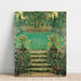 Reproduction of the painting Les Marches du Jardin, Gerberoy - Henri Le Sidaner
