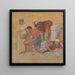 Les Miracles de sainte Geneviève - Thodore Pierre Nicolas Maillot — framed artwork on a wall