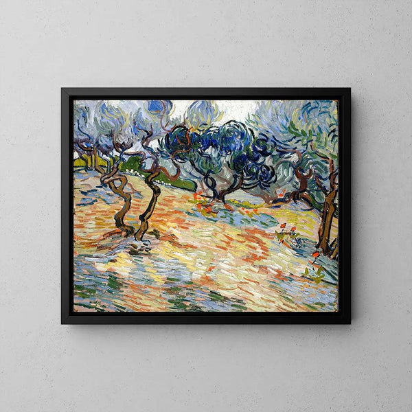 Reproduction of the painting Les Oliviers - Vincent Van Gogh