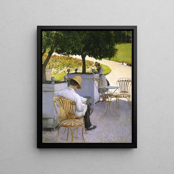 Reproduction of the painting Les Orangers - Gustave Caillebotte