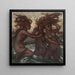Les Phorcydes - Elihu Vedder — framed artwork on a wall