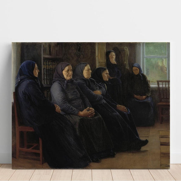 Reproduction of the painting Les Piétistes - Venny Soldan-Brofeldt