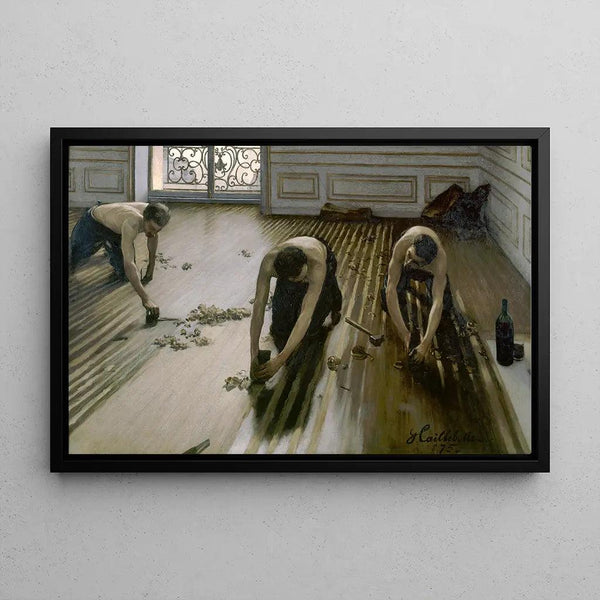Reproduction of the painting Les Raboteurs de parquet - Gustave Caillebotte