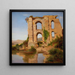 The Ruins of the Aniene Aqueduct Nuovo near Tivoli - Anders Christian Lunde — framed artwork on a wall