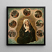 Les Sept Douleurs de Marie - Bernard van Orley — framed artwork on a wall