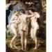 Reproduction of the painting Les Trois Grâces - Peter Paul Rubens